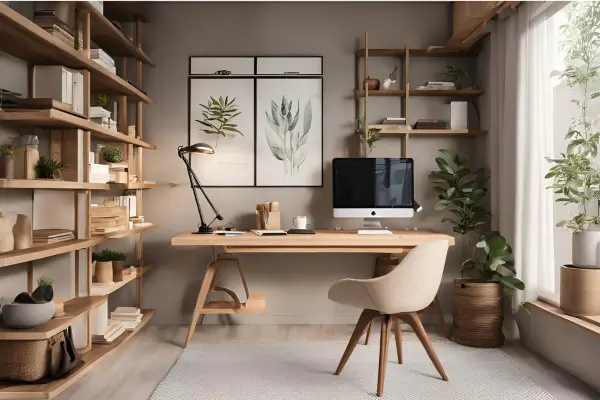 Guia Prático para Decorar seu Home Office com Plantas em Apartamentos Pequenos